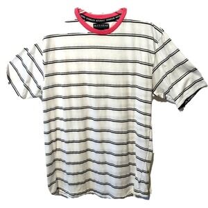 Blue Gear T-Shirt Men's Sz X-Large Short Sleeves With Notorious Pink Collar Logo